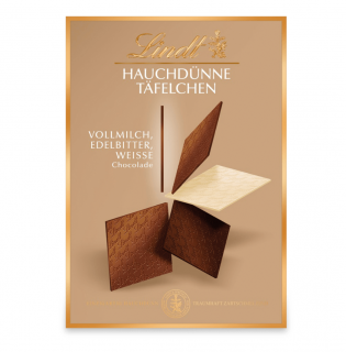 Bonboniéra LINDT Hauchdunne tafeln Ausleze 125g