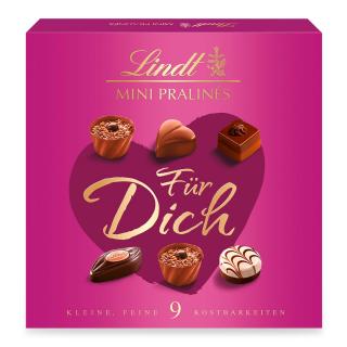 Bonboniéra LINDT Mini pralines 100g botschaft