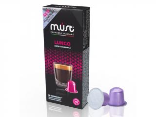 Hliníkové kapsle Must Lungo do Nespresso® 10 kusů