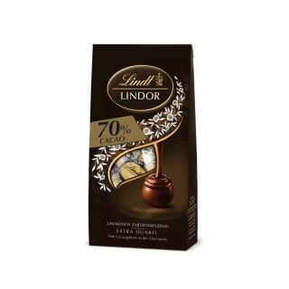 LINDOR pralinky Dark 70% 136g