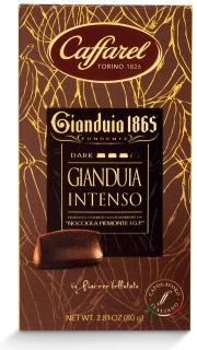 LINDT - CAFFAREL Gianduia intenzivně hořká 80g