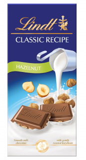 Lindt Classic Recipe Milk Hazelnut 100g