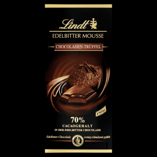 Lindt čokoláda Edelbitter hořká Mousse Chokoladen Trüffel 150 g