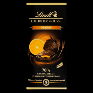 Lindt čokoláda Edelbitter Mousse Orange 150g