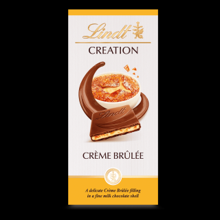 Lindt Creation Mléčná čokoláda s chutí Crème Brûlée