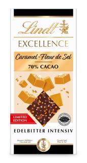 LINDT Excellence Caramel - Fleur de Sel 70% cacao 100g