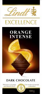 Lindt Excellence Orange Intense 100 g čokoláda