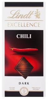 Lindt - hořká čokoláda Excellence Chilli 100g