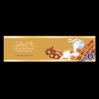 Lindt Swiss premium s lískovými oříšky 300 g