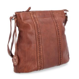 Kabelka NB 2099 - koňak (Crossbody kabelka Noelia Bolger - s propletením)