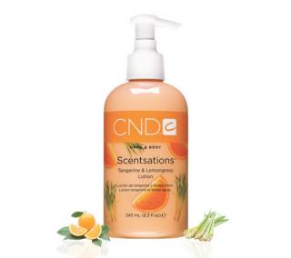 CND SCENTSATIONS™ TANGERINE & LEMONGRASS pleťové mléko mandarinka a citronová tráva  245ml