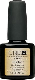 CND™ SHELLAC™ - ORIGINAL UV TOP COAT - odolná vrchní vrstva 0.5oz (15ml)