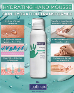 Footlogix Hydrating Hands Mousse - hydratující pěna na ruce 125 ml