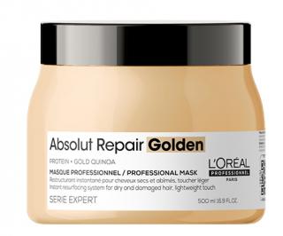 LOréal Absolut Repair Golden Maska pro poškozené vlasy 500 ml