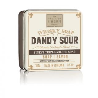 Scottish Fine Soaps Mýdlo v plechu Whisky Dandy Sour Citrón/Bezový Květ 100g *