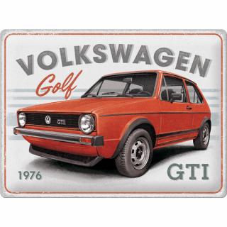 Plechová cedule Volkswagen Golf GTI 40 x 30 cm