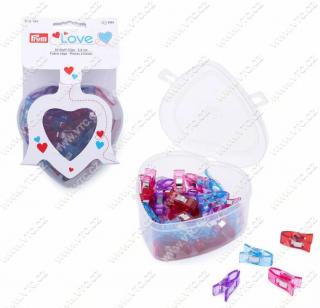 Svorky na textil 2,6 cm - box PRYM LOVE