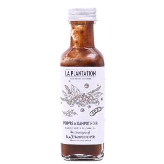 Black Kampot pepper sauce - originální omáčka z černého Kampotského pepře z Kambodži 100ml