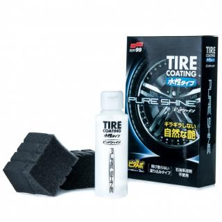 Soft99 Water-Based Tire Coating „PURE SHINE” - ochrana pneumatik s leskem