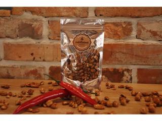 Křupavé karamelizované arašídy v pivní sladině Jahoda a chilli, pečené Gramáže: 250g