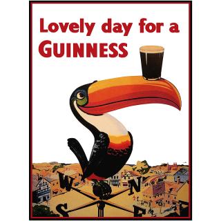 Retro cedule - Guinness Beer