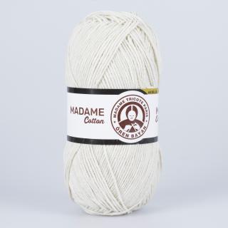 Bavlněná příze Madame cotton 003 krémová