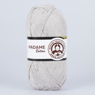 Bavlněná příze Madame cotton 004 stříbrobéžová