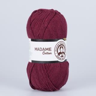 Bavlněná příze Madame cotton 010 bordó