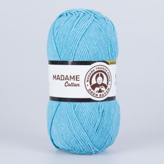 Bavlněná příze Madame cotton 016 modrý tyrkys