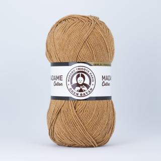 Bavlněná příze Madame cotton 037 oranžovohnědá