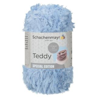 Chlupatá pletací příze Teddy 052 sky