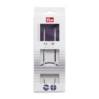 Prym Ergonomické jehlice kruhové 80cm 80cm/4