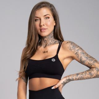 Gym Glamour podprsenka seamless Black Velikost: L