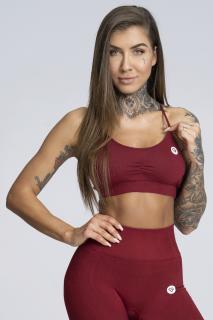 Gym Glamour podprsenka seamless Simply Bordo Velikost: L