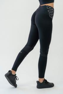 Legíny NEBBIA Fit Actiwear vysoký pas 443 černé Velikost: XS