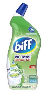 Biff 750ml WC Total gel do WC ProNature - Minze Eukalyptus :: karton