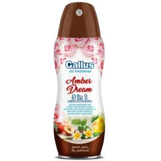 Gallus osvěžovač vzduchu 5v1 300ml - Amber Dream - hnědý :: karton