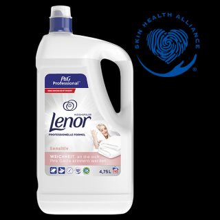 Lenor aviváž Professional 4,75L  Sensitiv - 190WL - bílá :: karton