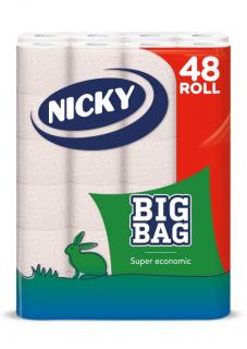 NICKY Big Bag XXL 48ks - 2-vr. toaletní papír :: kus