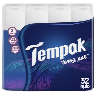 Tempak Pure Clean Toaletní papír 2 vrstvý - 32rolí :: karton