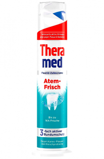 Theramed zub.pasta s pumpičkou 100 ml Atem Frische - zelená :: karton