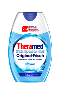 Theramed zubní pasta gel 2v1 Original-Frisch 75ml :: karton