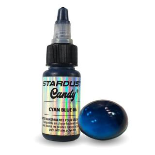 Cyan Blue Stardust Candy barvivo do epoxy pryskyřice 17 ml