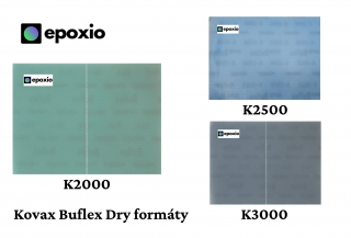 Kovax Buflex Dry brusný formát 2x 130 x 85mm - Epoxio.cz Zrnitost: K2000