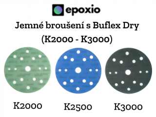 Sada brusných kotoučů Buflex Dry 152 mm bez mezivrstev