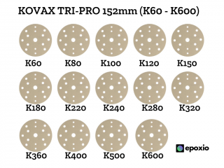 Sada brusných kotoučů Kovax Tri-Pro152 mm