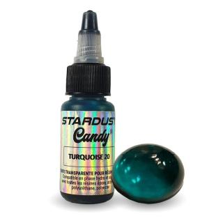 Turquoise Stardust Candy barvivo do epoxy pryskyřice 17 ml