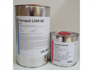 Veropal LAM 80 – rychlý laminační epoxid Velikost balení: 1,28kg