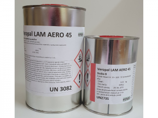 Veropal LAM AERO 45 – rychlý laminační epoxid Velikost balení: 1,32kg