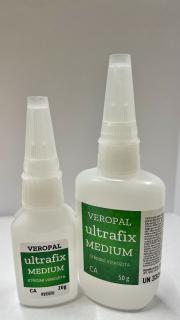 Veropal Ultrafix Medium - středně husté vteřinové lepidlo Velikost balení: 20g